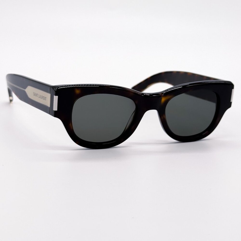NEW SAINT LAURENT SL 573 002 DARK HAVANA WOMEN SUNGLASSES SAINT LAURENT SL573 - Picture 6 of 10